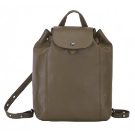 longchamp le pliage cuir xs leather backpack