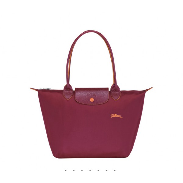 Garnet red Outlet Longchamp Le Pliage Club Shoulder Bag S with Pliage/Nylon  Material