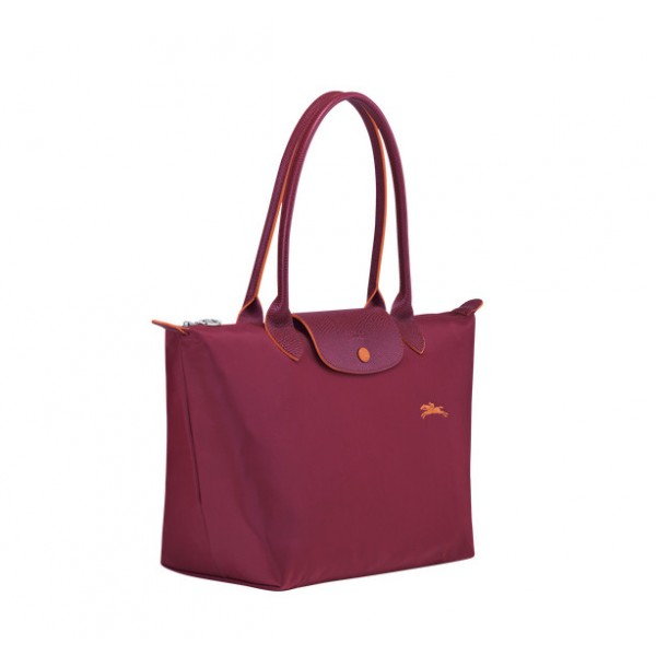 Garnet red Outlet Longchamp Le Pliage Club Shoulder Bag S with Pliage/Nylon  Material