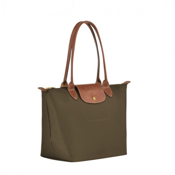 Khaki cheap Longchamp Le Pliage Shoulder bags S with Pliage/Nylon Material