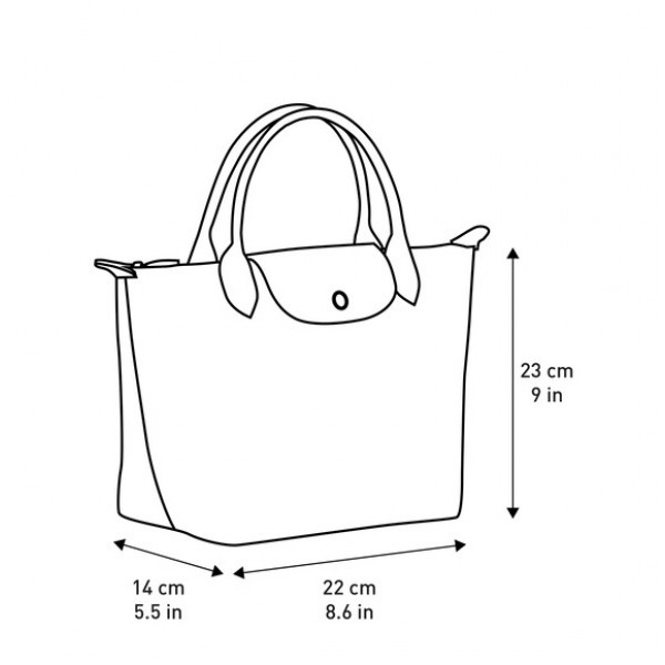 Fuchsia cheap Longchamp Le Pliage Club Top Handle Bag S with 