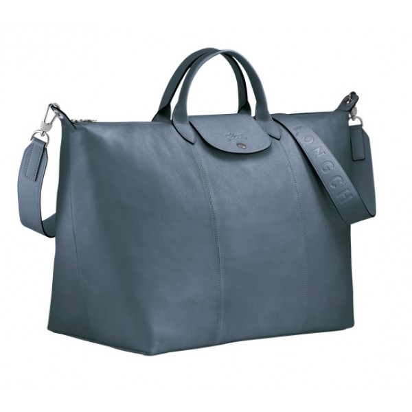 Nordic sale Longchamp Le Pliage Cuir Travel bag with Leather Material