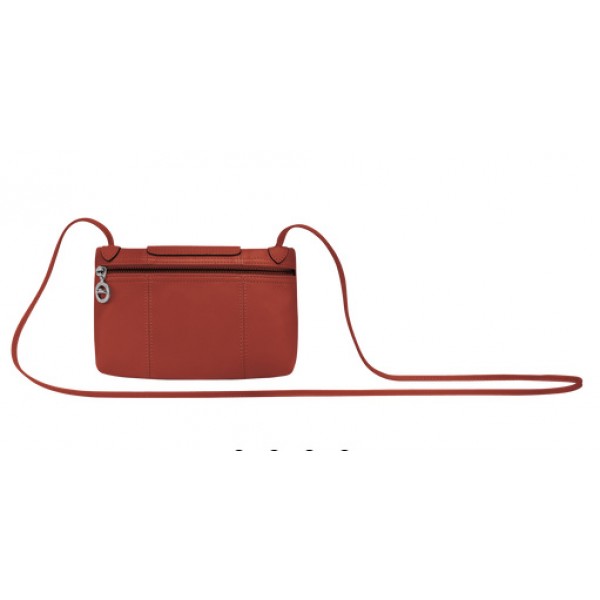 Sienna Sale Longchamp Le Pliage Cuir Crossbody Bag with Leather Material