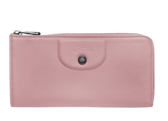 longchamp pink wallet